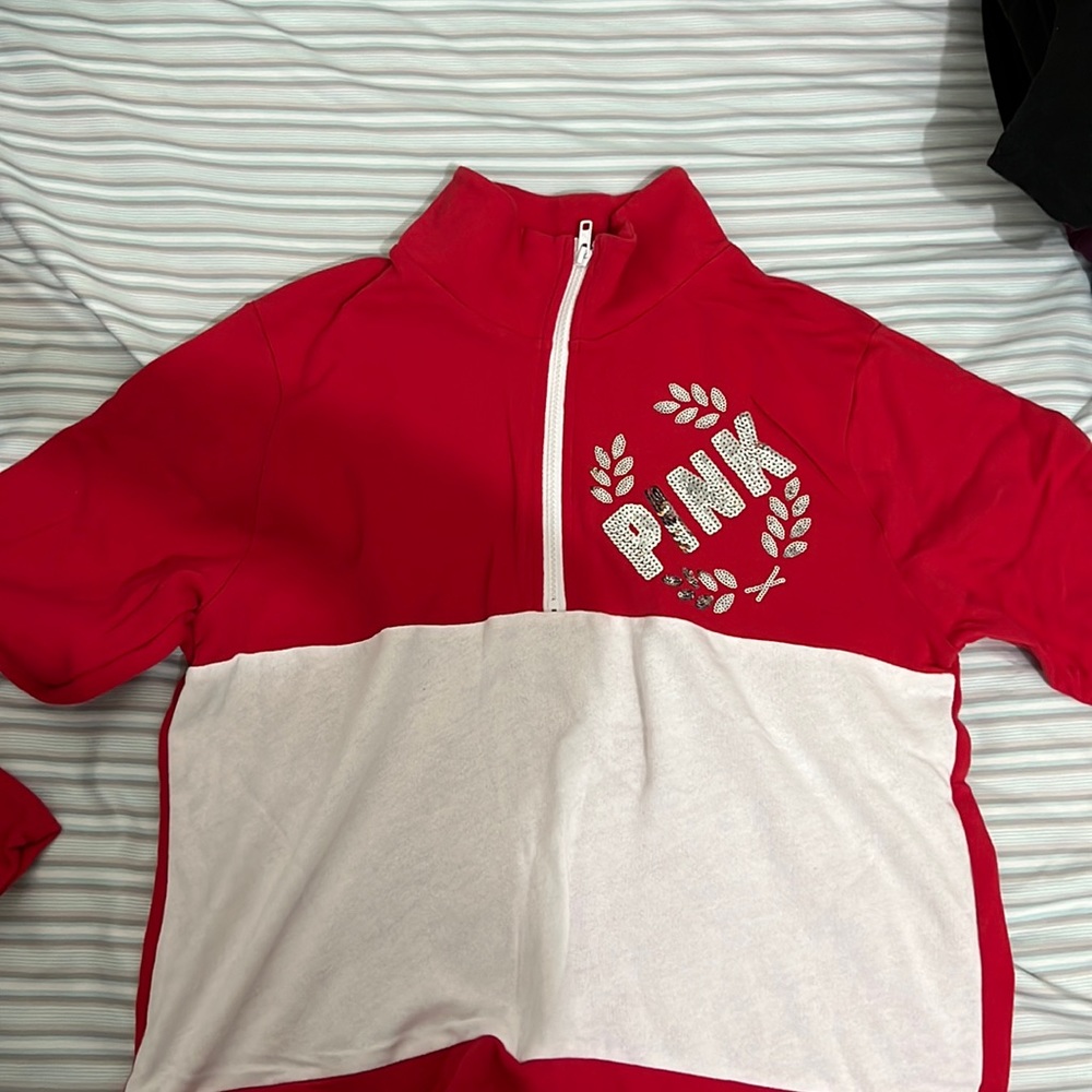 Pink sweater shirt